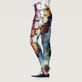 Leggings Centré sur le cube (Gauche)