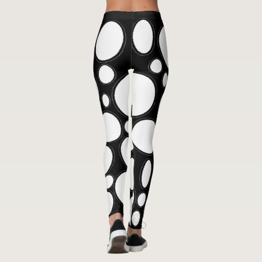 Leggings Cercle blanc (Dos)