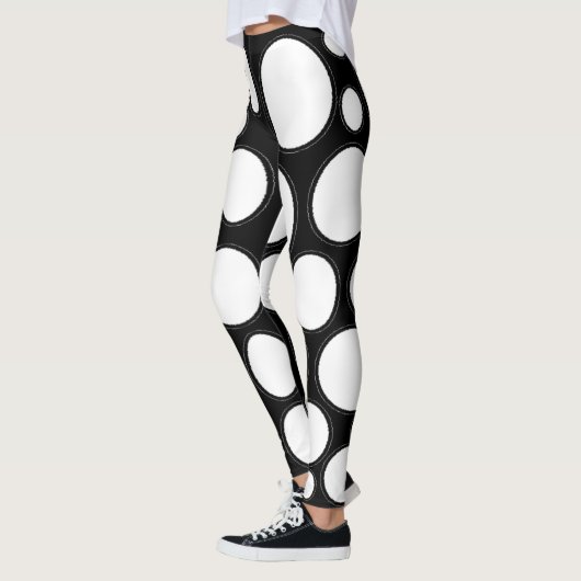 Leggings Cercle blanc (Gauche)