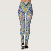 Leggings Cercle de clé de conception perse (Dos)