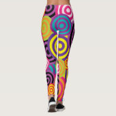 Leggings Cercles Abstraits (Dos)