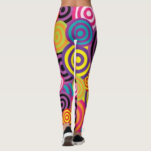 Leggings Cercles Abstraits (Dos)