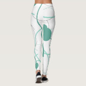 Leggings Cercles Abstraits - Mention (Dos)