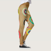 Leggings Cercles Abstraits Rupydetequila colorée (Droite)