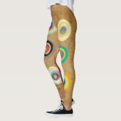 Leggings Cercles Abstraits Rupydetequila colorée (Gauche)
