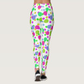Leggings Cercles abstraits sans couture rond points confett (Dos)
