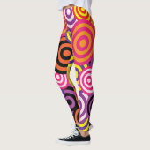 Leggings Cercles Arrière - plan Abstrait (Gauche)