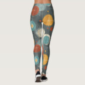 Leggings Cercles Atomiques Moderne Milieu de Siècle (Dos)