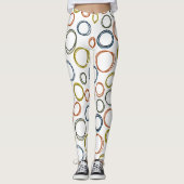 Leggings Cercles Boho (Devant)