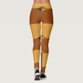 Leggings cercles bruns rétro (Dos)