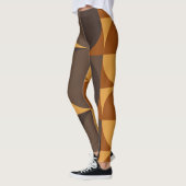 Leggings cercles bruns rétro (Gauche)