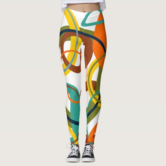Leggings Cercles, cercles (Devant)