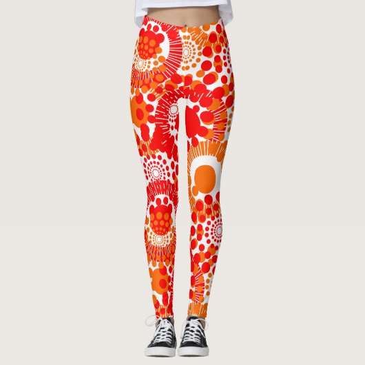 Leggings Cercles, cercles partout (Devant)