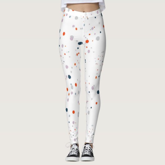 Leggings Cercles colorés (Devant)