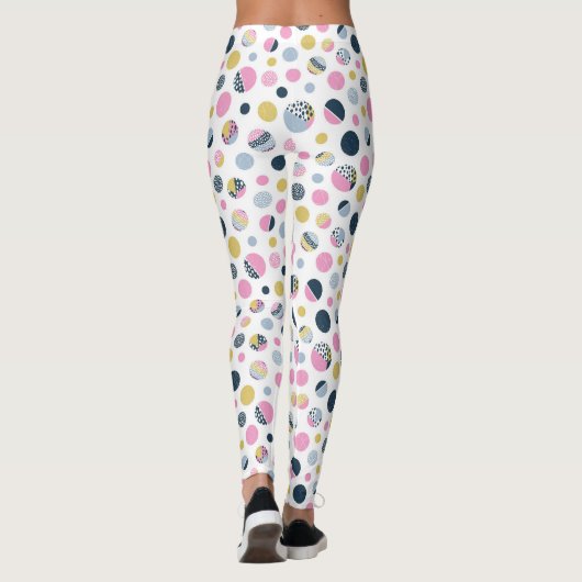 Leggings Cercles colorés (Dos)
