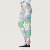 Leggings Cercles colorés motif (Gauche)