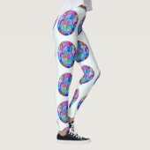 Leggings cercles d'amour colorés (Droite)