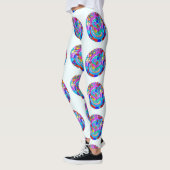 Leggings cercles d'amour colorés (Gauche)