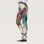 Leggings Cercles dans un cercle - Kandinsky (Gauche)