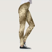 Leggings Cercles D'Or Et De Beige (Droite)