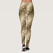 Leggings Cercles D'Or Et De Beige (Dos)
