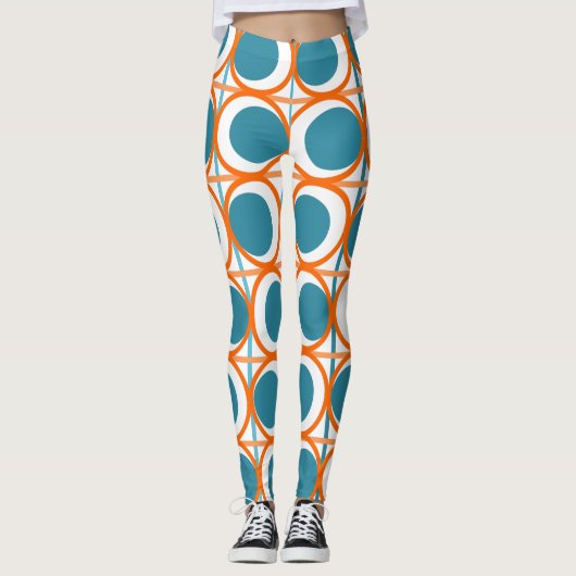 Leggings Cercles et lignes MCM (Devant)