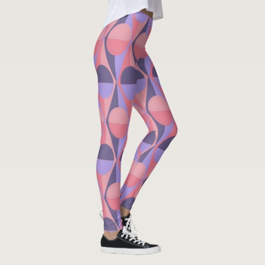 Leggings Cercles et triangles Art Déco (Droite)