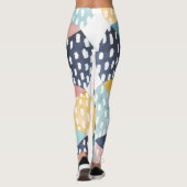 Leggings Cercles géométriques aquarelle (Dos)
