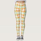 Leggings Cercles vintages motif (Devant)