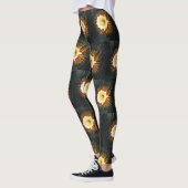 Leggings Céréus de Nuit Antique Art Gothique (Gauche)