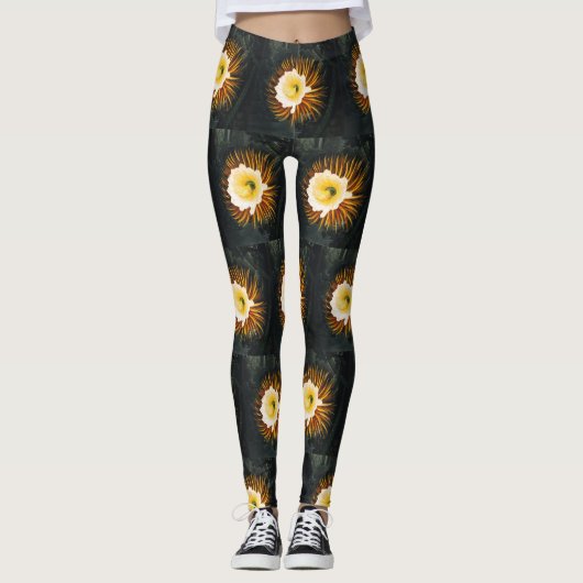 Leggings Céréus de Nuit Antique Art Gothique (Devant)