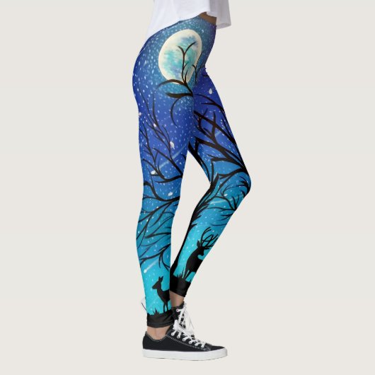 Leggings Cerf au clair de lune (Droite)