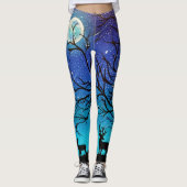 Leggings Cerf au clair de lune (Devant)