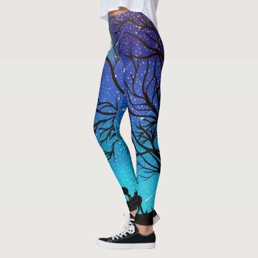 Leggings Cerf au clair de lune (Gauche)