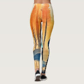 Leggings Cerf de la forêt mystique (Dos)