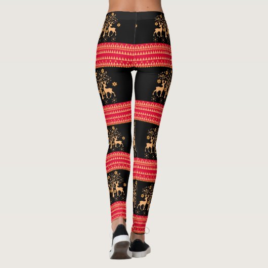 Leggings Cerf de Noël (Dos)