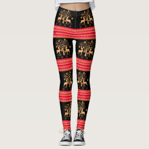 Leggings Cerf de Noël