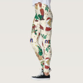 Leggings Cerf de Noël, ours, chat et Casse-noix (Gauche)