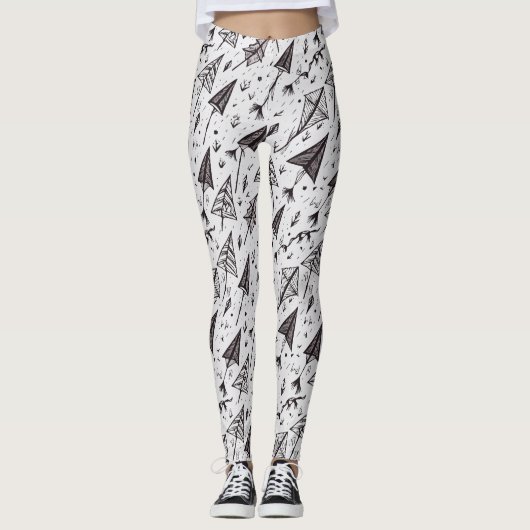 Leggings Cerfs-volants et flèches (Devant)