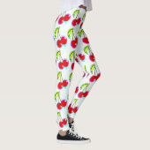 Leggings cerise rouge blanc (Droite)