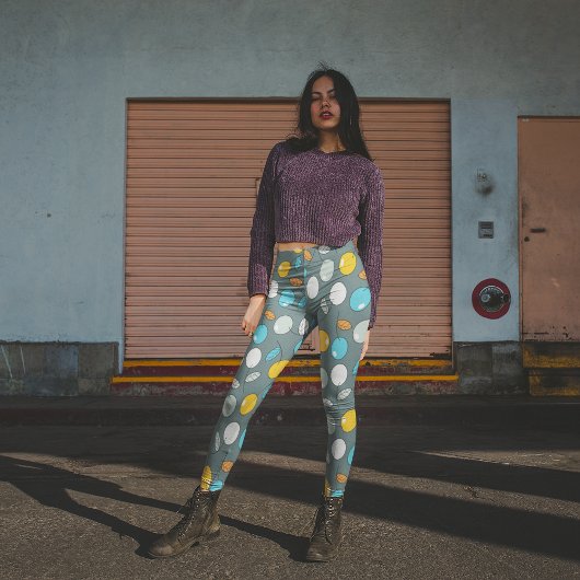 Leggings cerises colorées