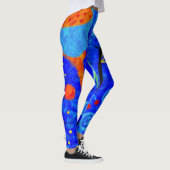 Leggings Cerises de baies bleues (Droite)