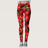 Leggings Cerises rouges (Devant)