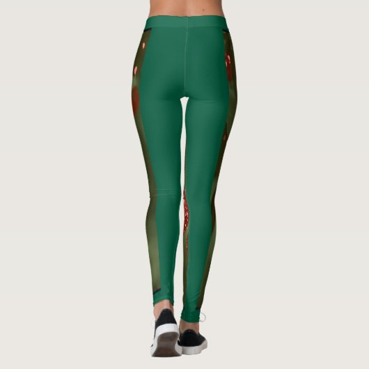 Leggings Cerisier dur (Dos)