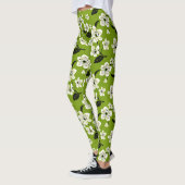 LEGGINGS CERISIER EN FLEURS - SAKURA (MATCHA) (Gauche)