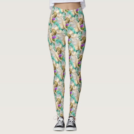 Leggings Cerubs d'Aqua Gris (Devant)