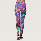 Leggings C'est juste Graffiti 2 par CBDOilPrincess (Dos)