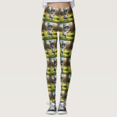 Leggings "C'est l'heure de la fête : le swing de golf du ch (Devant)