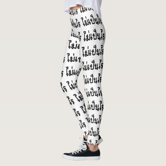 Leggings C'est OK ♦ Mai Pen Rai in Thai Language Script ♦ (Gauche)