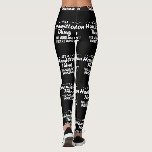 Leggings C'est un truc de Hamilton, tu ne comprendrais pas (Dos)